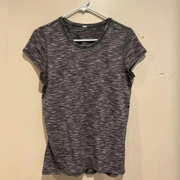 Lululemon Grey Another Mile Short Sleeve Shirt - Picture 6 of 8